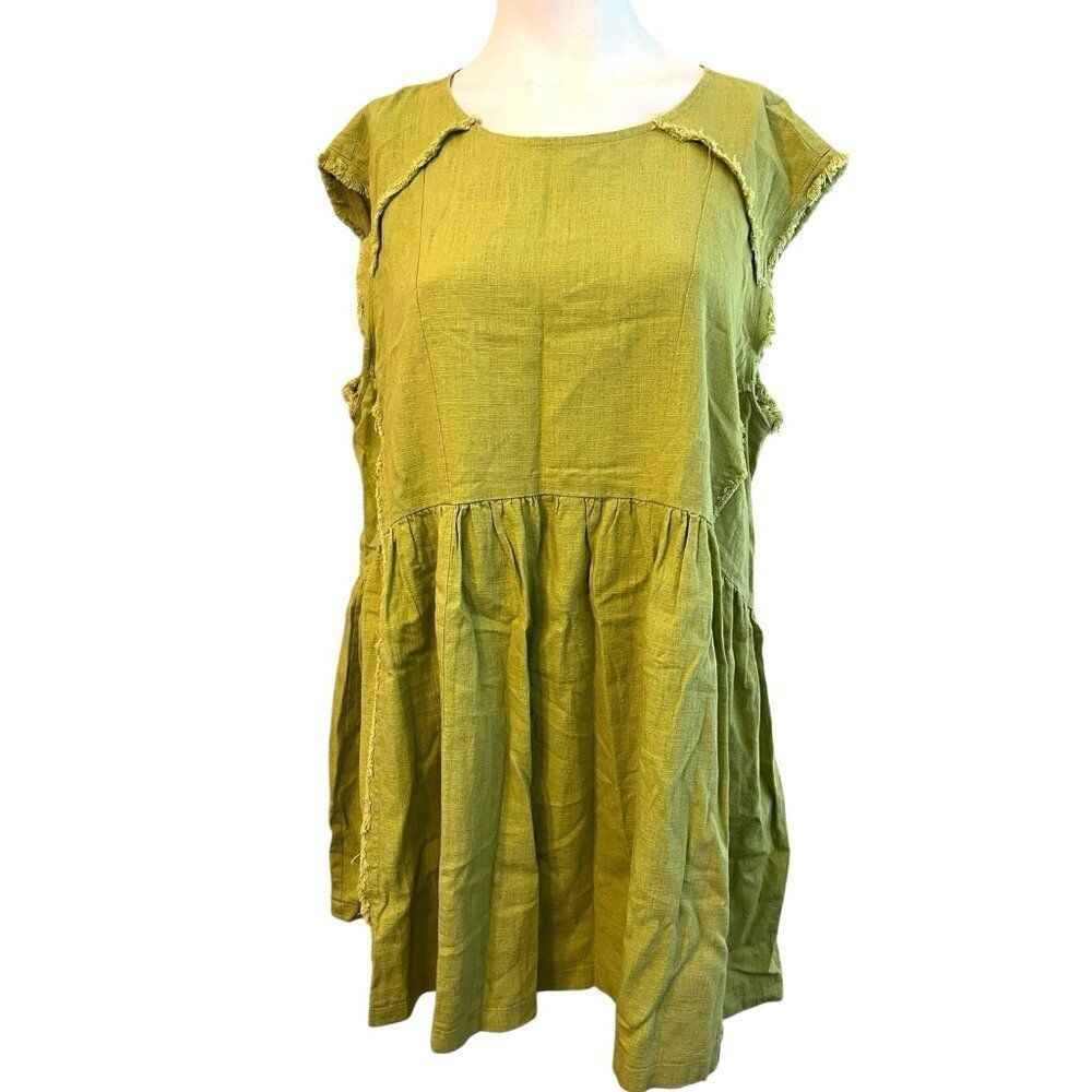 Umgee Olive Green Mini Dress